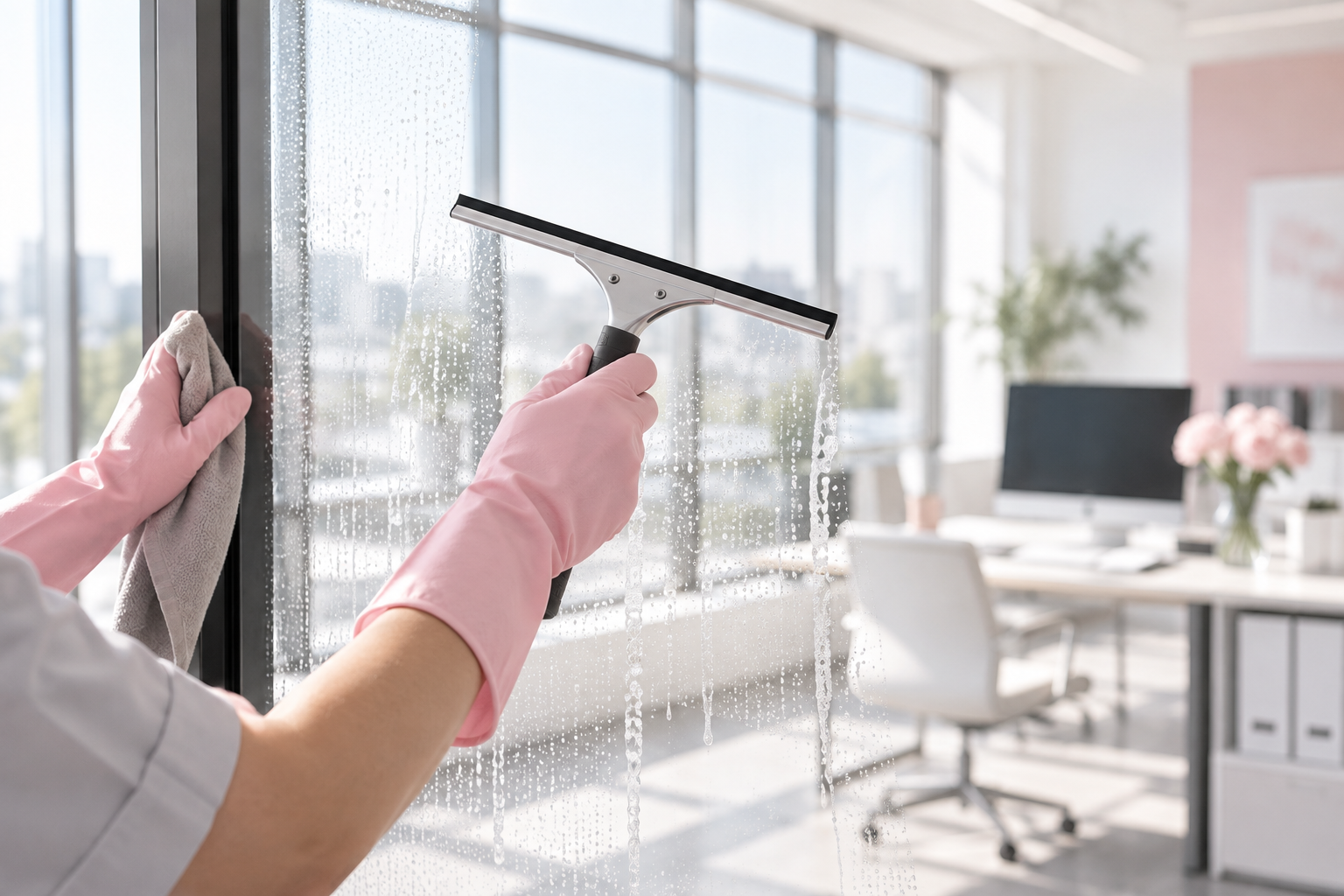 Professionelle Glas- und Fensterreinigung